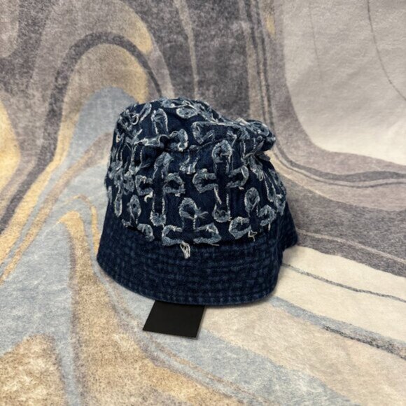 Chrome Hearts Dagger Cross Bucket Hat Blue - Picture 2 of 3